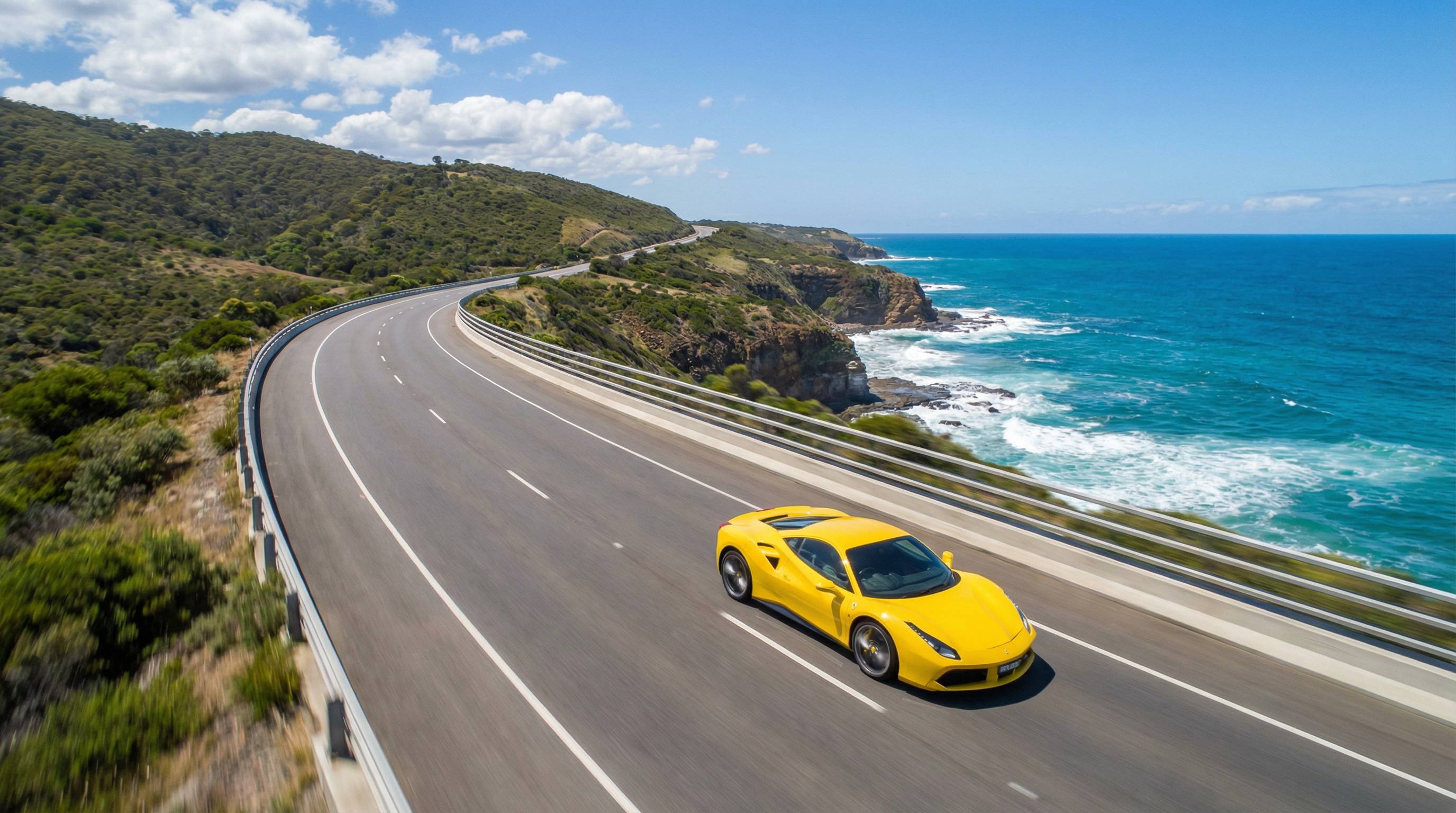 小马拉大车超跑海岸公路测评视频